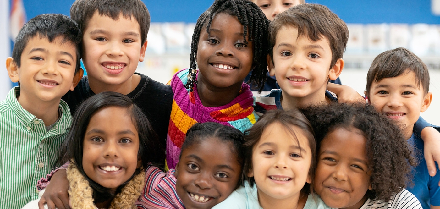 children smiling