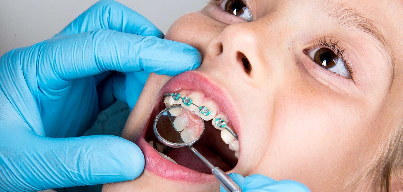 child getting dental work